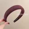 Diadema ancha de rayas diagonales coloridas para mujer, nuevo modelo 2026, diadema simple y versátil para uso diario, accesorio para el cabello, pinza para el cabello