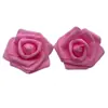 Cabezas de Flores de Rosa de Pe Artificiales Transfronterizas de 7 cm para el Día de San Valentín, Flores de Espuma, Bolas de Flores Hechas a Mano, Materiales para Bodas, Flores Artificiales