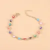 Pulsera nueva popular transfronteriza de Europa y Estados Unidos, pulsera de aleación chapada en oro a la moda, aleación con aceite de gota, pulsera de ojo al por mayor para mujeres
