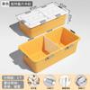 Caja de Almacenamiento Debajo de la Cama con Ruedas para Dormitorio, Caja de Almacenamiento de Plástico para Dormitorio Escolar, Caja Debajo de la Cama para Colchas