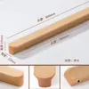 Manija de Armario de Madera Maciza en Forma de T, Manija de Cajón y Gabinete de Madera, Manija de Puerta de Gabinete Infantil, Manija de Gabinete de Madera, Estilo Minimalista Japonés