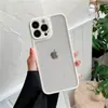 Grosor de 0.38 mm para Funda de Teléfono Apple 13 Silicona Transparente iPhone 13Pro Cobertura Completa 12 Delgada Funda de TPU