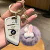 Chaveiro de Elfo de Pelúcia Colorido em Alta no Tiktok Fofo Desenho Animado Bola de Carvão Boneca Pingente Acessório de Bolsa para Mulheres