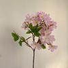Flor de cerejeira artificial de alta qualidade com 3 ramos suprimentos para casamento decoração de sala de estar enfeites de mesa adereços para fotografia paisagismo artístico