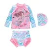 Nuevo Traje de Baño Infantil 2026 para Niñas, Conjunto de Tres Piezas, Ropa de Baño para Niñas Pequeñas, con Certificado CPC