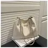 Bolsa de Ombro Versátil Feminina de Grande Capacidade Estilo Novo para Viagens Internacionais, Estudantes Universitários, Trabalho, Uso Casual, Moda de Nicho e Passeios Bolsa Tote