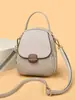 Nova Bolsa para Celular 2026 Fashion Versátil Bolsa de Mão para Mães, Grande Capacidade, Multicamadas Couro Macio Bolsa Pequena de Ombro Transversal