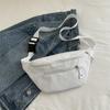 Bolsa Transversal Versátil Estilo Japonês Feminina Casual Simples Ins Estilo Coreano Estilo Preguiçoso Chique Estilo Acadêmico Bolsa de Cintura Bolsa de Peito