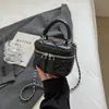 Bolsos Texturizados para Mujer 2024 Nuevo de Moda Versátil Bolso Cruzado Cadena de Rombo Bolso Cuadrado Pequeño Bolso de Mano de Moda