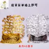 Festival Qingming Árbol de Dinero de Oro y Plata Productos Semi-Terminados Enviados Árbol de Dinero de Billetes Wanguan Lingotes y Monedas de Papel Moneda Suministros Sacrificiales