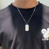 Collar de diamantes Mosan color D VVS estilo hip-hop europeo y americano, bolígrafo de taladro de segundos, colgante ovalado, accesorios de marca de moda para hombre, plata esterlina