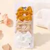 Pinza de pelo con lazo de tela de 1.6 pulgadas para niños, pinza de macarrón hecha a mano, pinza de pico de pato, accesorios para el cabello de niña 3002