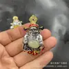 Estilo Chino Nuevo Dios de la Fortuna y la Riqueza Lingote Colgante Estilo Retro Antiguo Flujo de Riqueza Colgante del Dios de la Fortuna de Xizang Venta al por Mayor