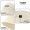 Sombrero de Pescador de Ganchillo Hecho a Mano para Mujer de Amazon Transfronterizo, Sombrero de Cubo Versátil con Diseño Hueco