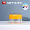Tarro de Crema Colorido 5g10g20g30g50g Caja Transparente Dispensadora de Crema Facial Tamaño de Muestra para Prueba Botella Cosmética Vacía