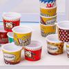Direto da fábrica Jogo de comida japonês e coreano Mini adesivo DIY Copo de gelo pequeno Brinquedo de simulação Copo de plástico Recipiente pequeno