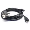 Cabo Adaptador Db9 Fêmea para Dc5525 + HDMI Macho Cabo de Porta Serial Rs232 Db9 Furo Conversão Multifuncional