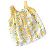 Botones de Flor Fresca Morado Amarillo Correa Perro Pequeño Bixiong Salida Moda Verano Ropa Mascota Perro