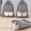 Bolsa para Guardar Zapatos, Esencial de Viaje, Cubierta Transparente a Prueba de Polvo para Zapatos de Viaje, Cubierta Blanca para Zapatos, Bolsa a Prueba de Humedad y Moho