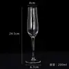 Luxo Leve High-End Transparente Padrão Vertical Taça de Vinho Tinto Taça de Barriga Grande Criativa Doméstica Taça de Vinho Champagne Atacado