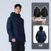 Chaqueta de Montañismo Impermeable a Prueba de Viento para Hombre y Mujer, Estándar Nacional, Invierno, Personalizada para Empresas, Similar a Tuolu