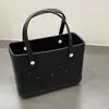 Bolsa de Playa Portátil de Eva para Mujer con Agujeros DIY 2026 Nuevo Producto Hot Item de Comercio Electrónico Transfronterizo Almacenamiento Impermeable Gran Capacidad