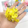 Série Roxa Cabeças de Flores Artificiais Atacado DIY Artesanal Seda Flor Falsa Grampo de Cabelo Acessórios de Cabelo Decoração de Salão de Casamento