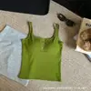 Estilo Coreano Nuevo Verano y Otoño Suave Versátil Camisola Chaleco Sin Rozaduras Cubre Paramilia Adelgazante Ropa Exterior Chaleco Base