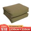 Colcha Verde Militar para Ayuda en Desastres Colcha para Entrenamiento Militar Estudiantil Colcha para Cama Individual de Dormitorio de Asuntos Internos Colcha de Seguro Laboral para Trabajadores Migrantes Venta al por Mayor