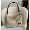 Bolsas Tejidas a Mano para Mujer 2023 Nuevo de Moda Retro Bolso Tote Bolso de Paja Versátil de Gran Capacidad Bolso de Hombro