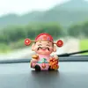 Adornos para coche del Dios de la Riqueza personalizados de fábrica, decoraciones de escritorio creativas estilo chino del Dios de la Riqueza y regalos culturales y creativos del Templo del Dios de la Riqueza