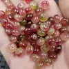 Fivela Separador de Contas de Ábaco Vermelho Jade Melancia Contas Soltas de Jade Pulseira Colar de Pedra de Quartzo Acessórios de Joias Contas Artesanais