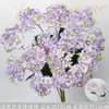 Flor de Simulación Hortensia Piruleta Hortensia Decoración del Hogar Material para Arreglo Floral Arte Floral de Boda Flor Bola de Nieve Flor Artificial