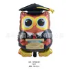 Urso de Formatura Transfronteiriço da Amazon Carta em Pé Coruja Graduanda Balão de Folha de Alumínio Balão para Festa de Cerimônia