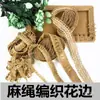 Accesorios de Encaje de Cuerda de Cáñamo Materiales de Jardín de Infancia Área Temática Hogar Contacto Cuerda Trenzada Fondo Cuerda de Cáñamo Cuerda Plana Tejido