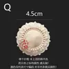 Tallado en Madera Dongyang Madera Maciza Flor de Esquina Estilo Europeo Mini Calcomanía Redonda Accesorios para Muebles Flor para Puerta de Madera Flor Finamente Tallada Calcomanía de Madera Maciza Decoración