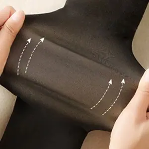 Fake translucent toeless tights
