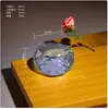 Enfeites de Bolsa Abençoada com Folha de Ouro de Cristal 3D Artesanato de Cornucópia e Cabaça Decorações para Casa e Escritório Presente de Inauguração