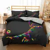 Amazon juego de cama de tres piezas baloncesto fútbol impresión digital 3D ropa de cama comercio exterior transfronterizo venta al por mayor de textiles para el hogar