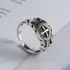 Anillo Cabeza de Dragón Zodiacal Supremo Transfronterizo Europeo y Americano para Hombre Dominante Retro Joyería de Mano Anillo de Calavera Punk Personalidad
