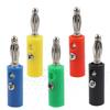 Plug Banana 4mm Cabeça Lanterna Tipo Lanterna/Plug de Teste de Quatro Páginas Borne Plugue para Amplificador de Potência