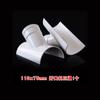 Accesorios de tubería de drenaje de parche de T abierta de PVC Accesorios de reparación rápida Conector 110 Haff 50 Diámetro variable 75