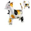 Novo carrinho de caminhada com rodas animal filme de alumínio balão desenho animado em pé imitação corda brinquedo real feira noturna praça atacado