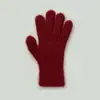 Guantes de Lana Gruesa Tejidos a Mano Estilo Coreano Peludos para Mujer, Calientes de Invierno, Pantalla Táctil, Color Sólido, Cinco Dedos