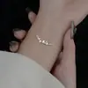 Pulsera de hoja de ginkgo de albaricoque crudo para mujer, estilo coreano, estilo Mori, pequeña, fresca, artística, dulce, temperamento, diseño, nuevo estilo 2024