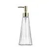 Atacado Frasco Cônico para Álcool em Gel com Vidro Colorido Frasco Transparente com Dosador Frasco para Sabonete Líquido de Banho Frasco de Loção Tipo Pump