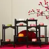 Novo Suporte de Display de Doces Estilo Chinês para Mesa de Noivado, Suporte de Sobremesas, Suporte de Display de Chá, Decoração de Palco Frontal e Traseiro para Preparo de Chá, Mesa de Sobremesas