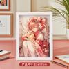 Variedad de Adornos de Escritorio de Sakura Lindos Adornos de Marco de Fotos Tridimensionales Regalo Hecho a Mano DIY Regalo de Cumpleaños Dibujos Animados Mesa