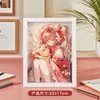 Sakura Mágico 3D Hecho a Mano DIY Pegatina Pintura Creativo Ocio Rompecabezas Manualidad Material Kit Decoración de Escritorio Adornos
