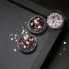 Mini Estrellas Brillantes de Colores Mixtos, Lentejuelas de Estrella de Cinco Puntas, Tamaños Mixtos, Rojo Brillante, Lazos Decorativos para Manualidades